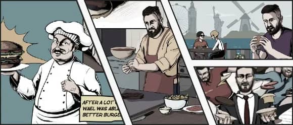 Willy's story — comic illustration